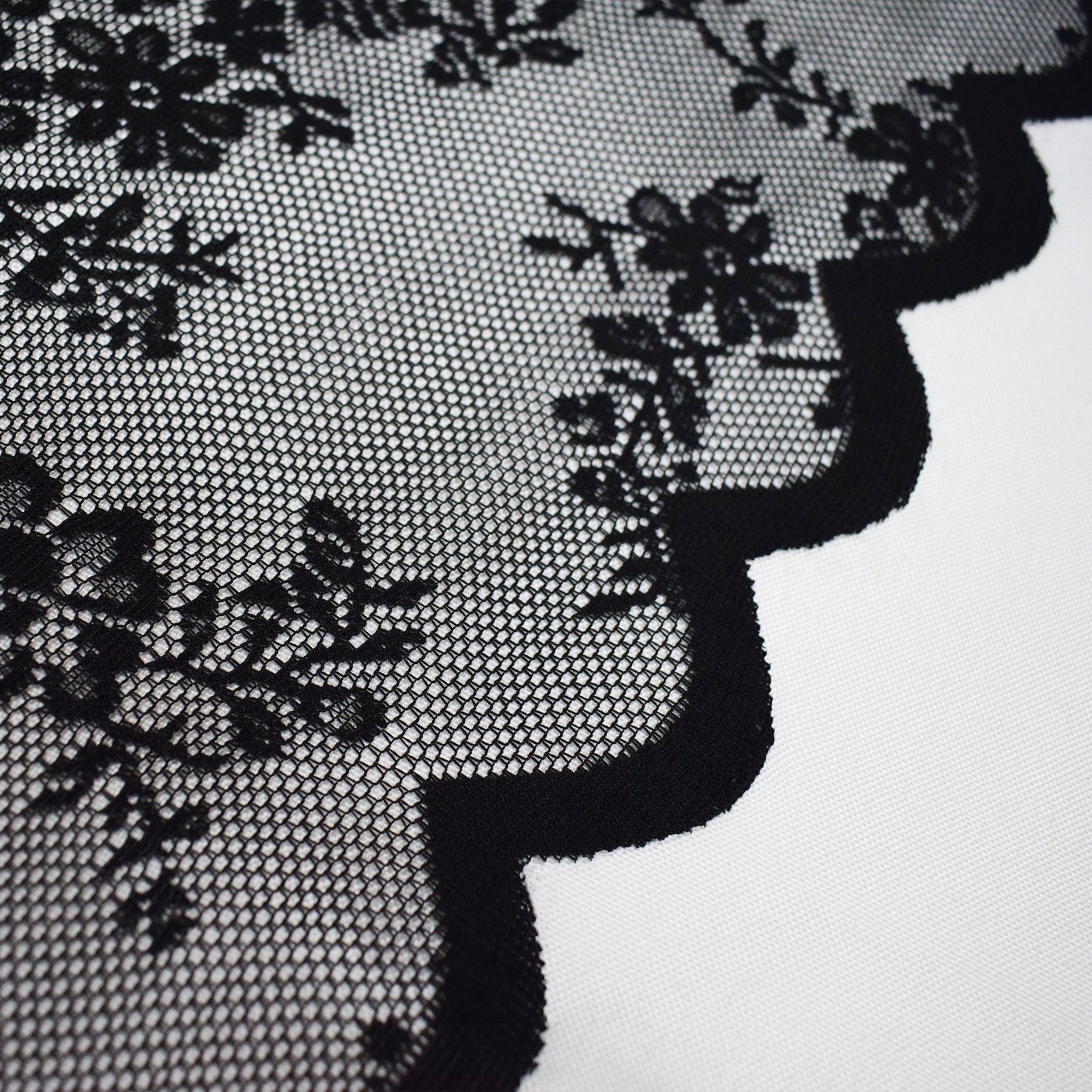 Schiebegardine Vorhang Florale, Spitze Screening Tür Vorhänge, Stabtasche, 3 Farben, BTTO, (1 St), Fensterabschirmung für Wohnzimmer, Schlafzimmer, Patio(1/2 St), H×B: 160×145;183×145;213×145;244×145;274x145