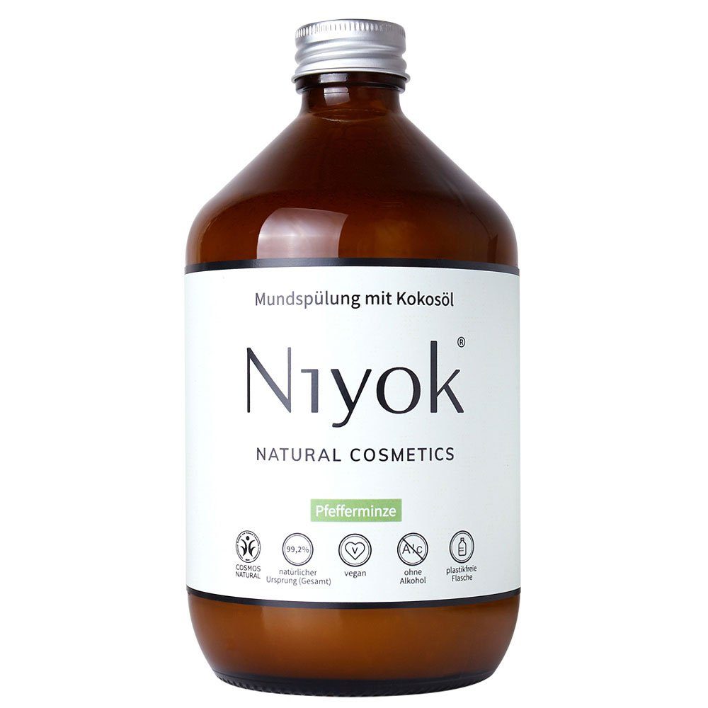 Niyok Mundspülung, Pfefferminze, 500 ml