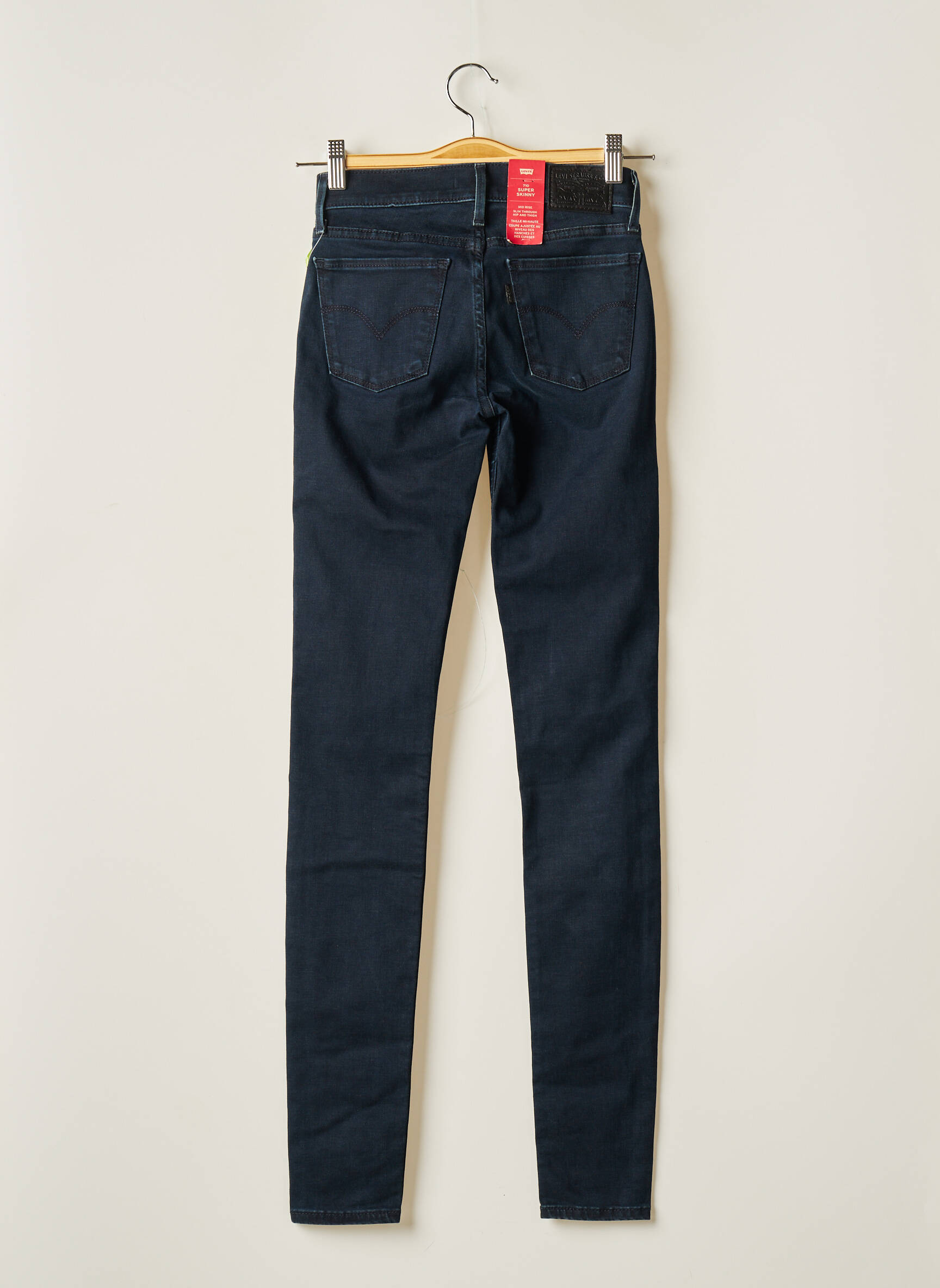 Levis Jeans Skinny Femme couleur bleu