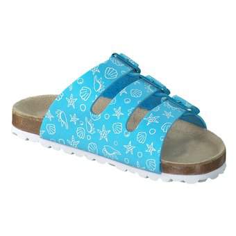 Re-Laxx Pantolette in blau