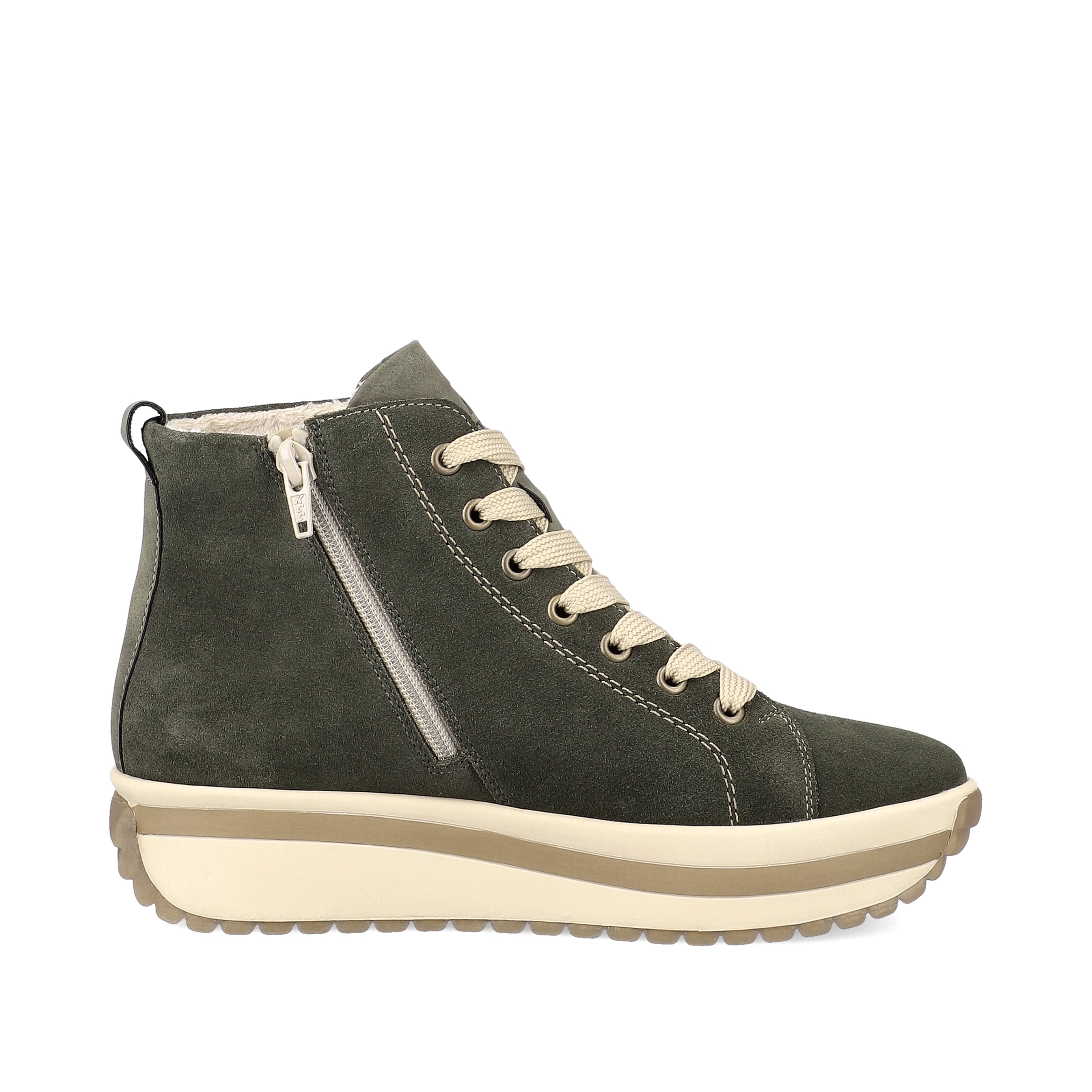 Rieker Damen Sneaker High khaki