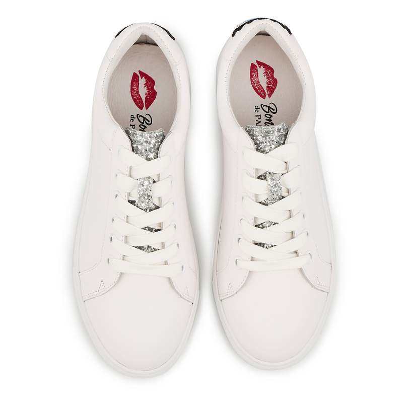 Baskets en cuir Simone eyes