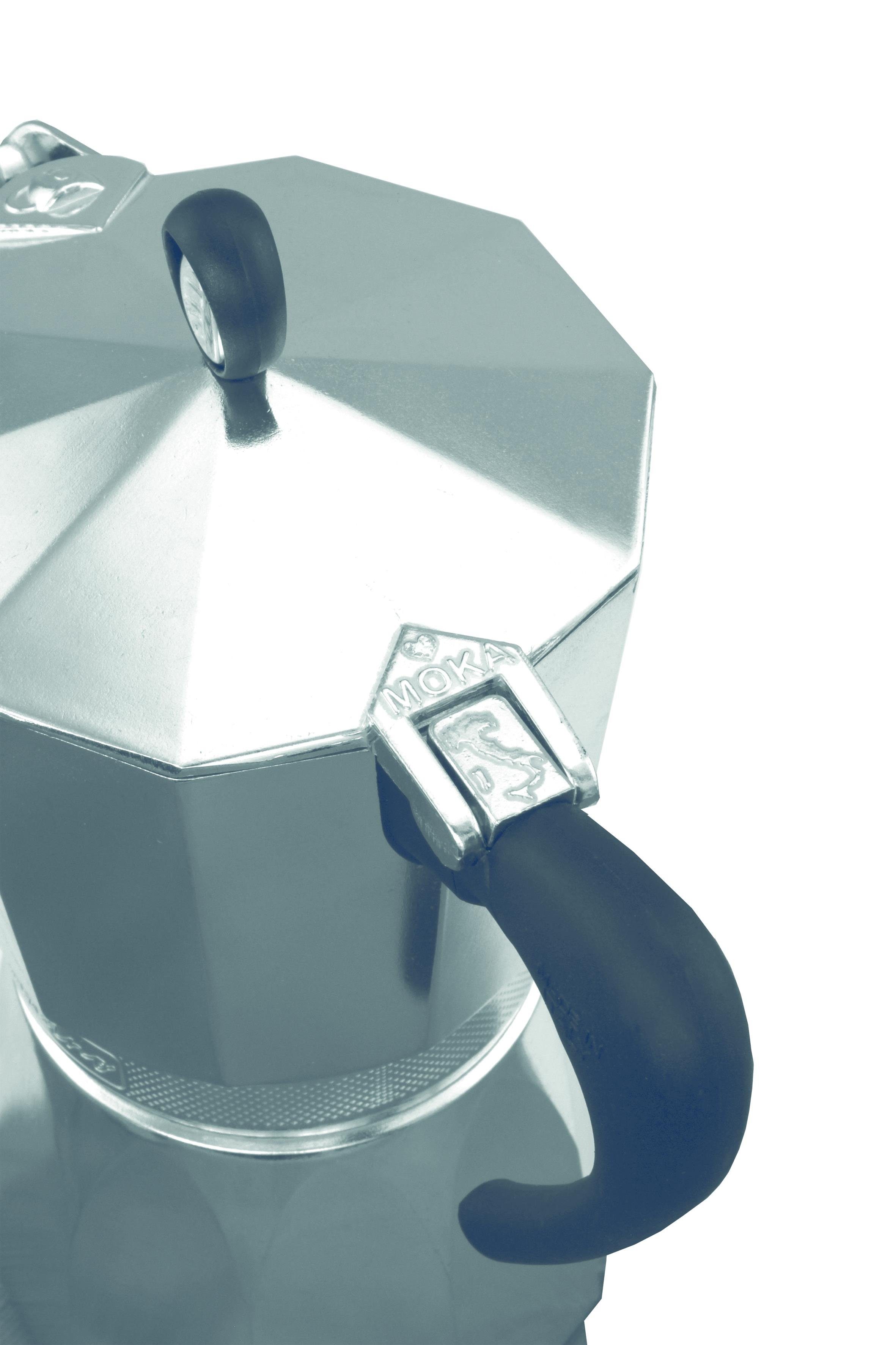 monkano Espressokocher Verona Aluminium Induktion