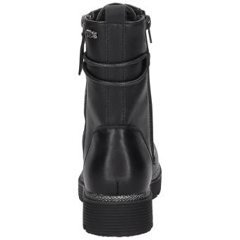 Barbarella Schnür Boots in schwarz