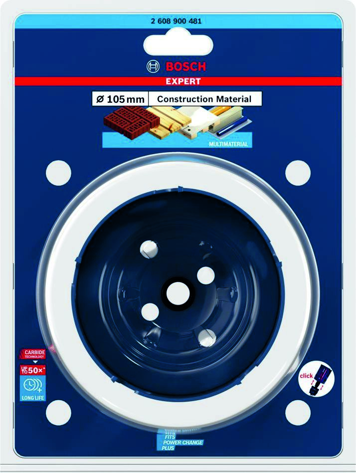 Carotă Bosch Blue Accessories 2608900481 Expert Construction Material 105 x 60 mm
