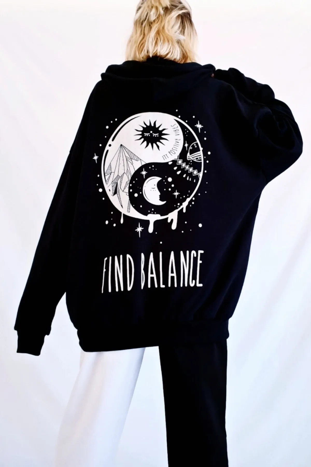 trendypassion  Ying-Yang-Kapuzenpullover