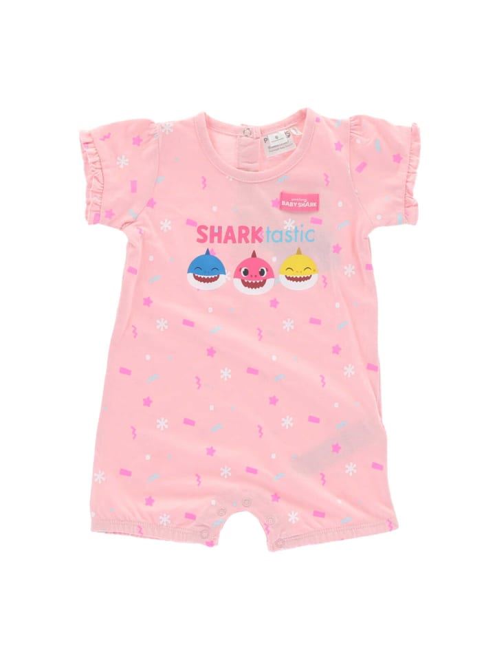 Baby Shark Baby Shark Baby-Strampler Baby-Outfit kuscheliger Einteiler für Babys in pink günstig kaufen