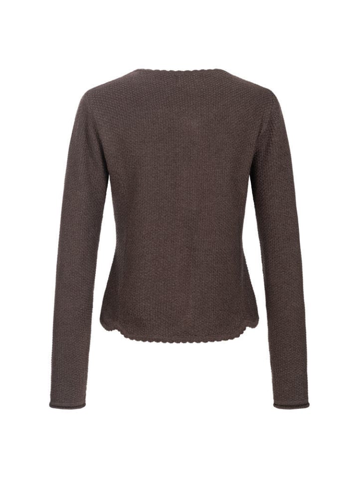 Nübler Strickjacke Langarm Yvonne in Braun günstig kaufen