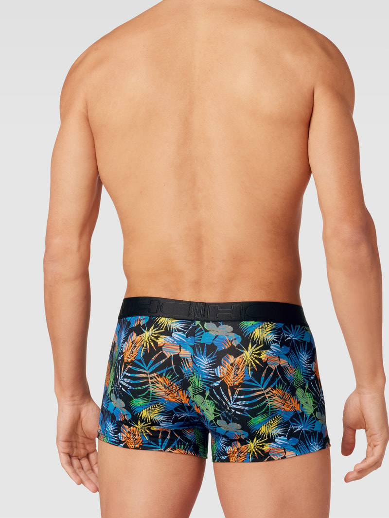 Trunks mit Allover-Muster Modell 'REVA' in grün
