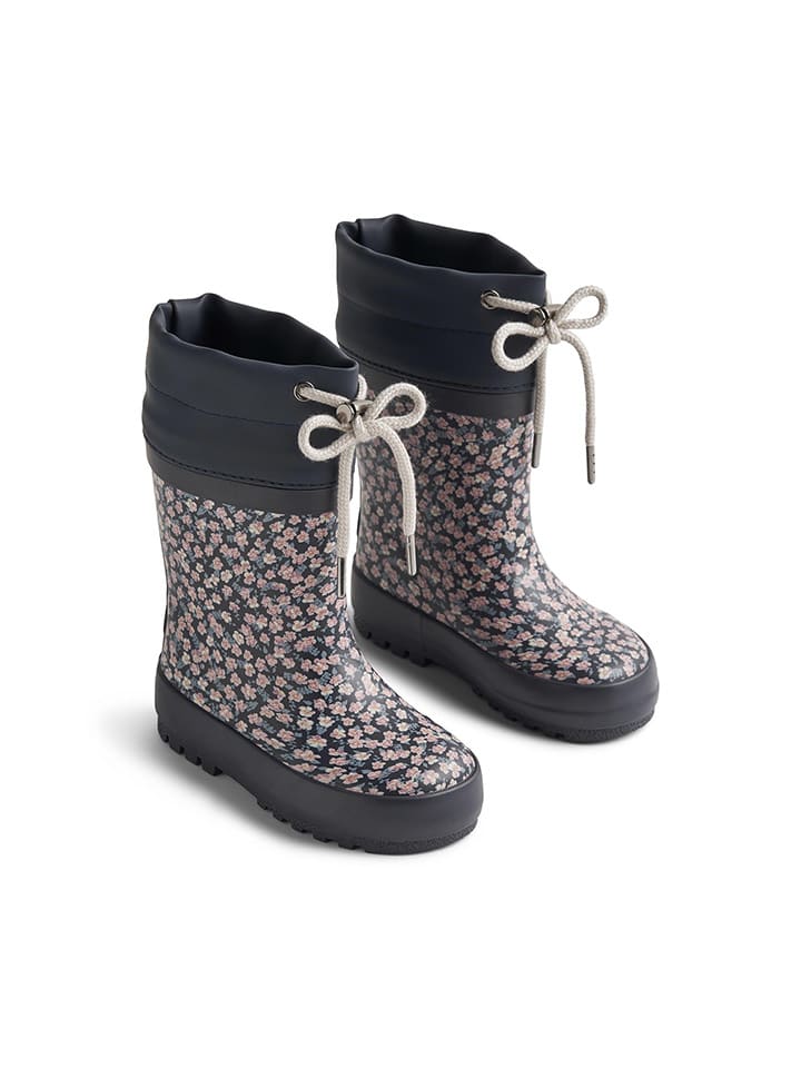 Wheat Gummistiefel in Dunkelblau/ Rosa günstig kaufen