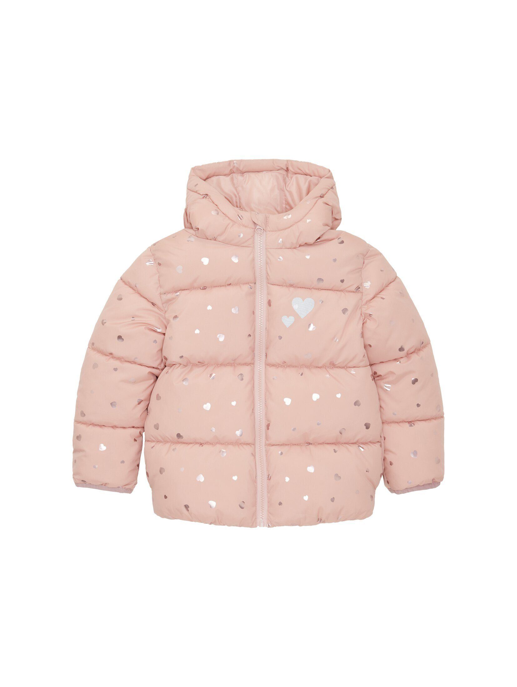 TOM TAILOR Steppweste Pufferjacke mit Kapuze