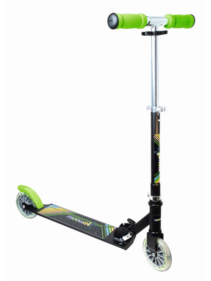 muuwmi Roller Scooter Neon 125 mm, Aluminium, mit Leuchtrollen, ab 5 Jahre günstig kaufen onesize