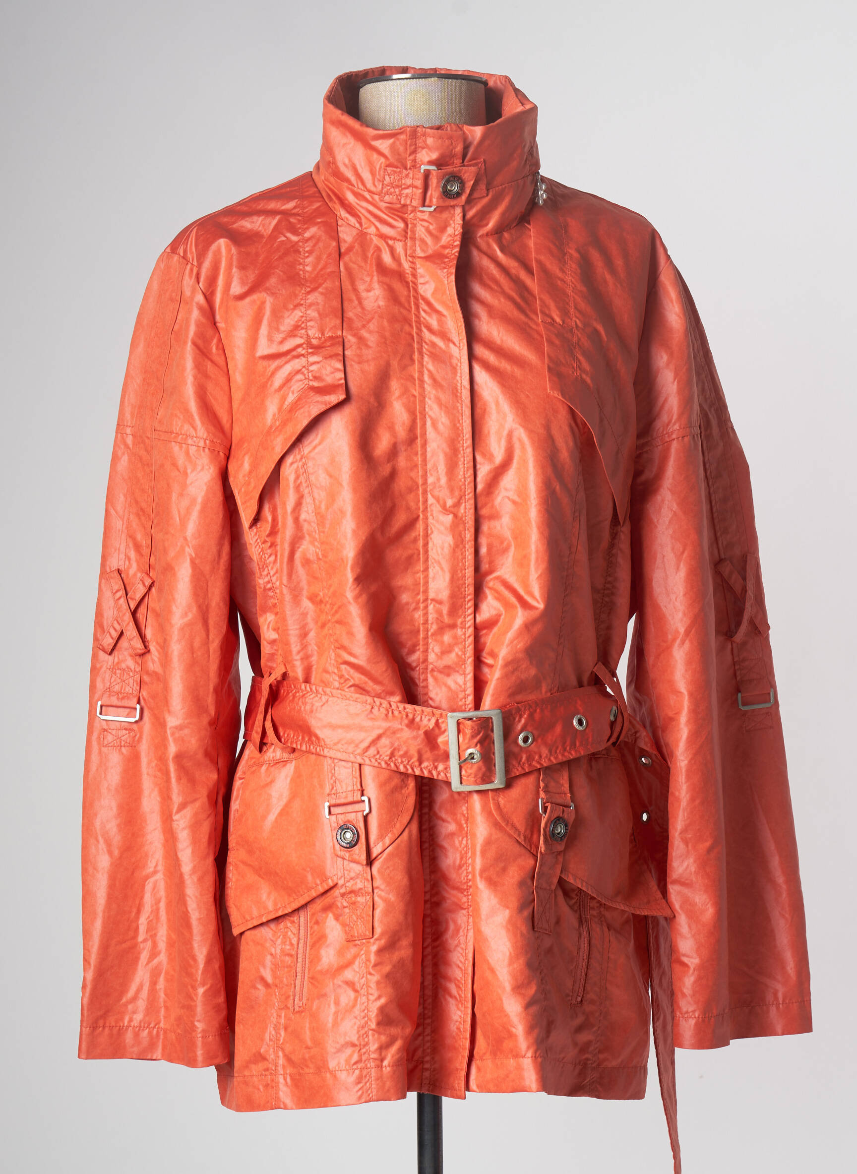 Rever Mile Impermeables Trenchs Femme couleur orange