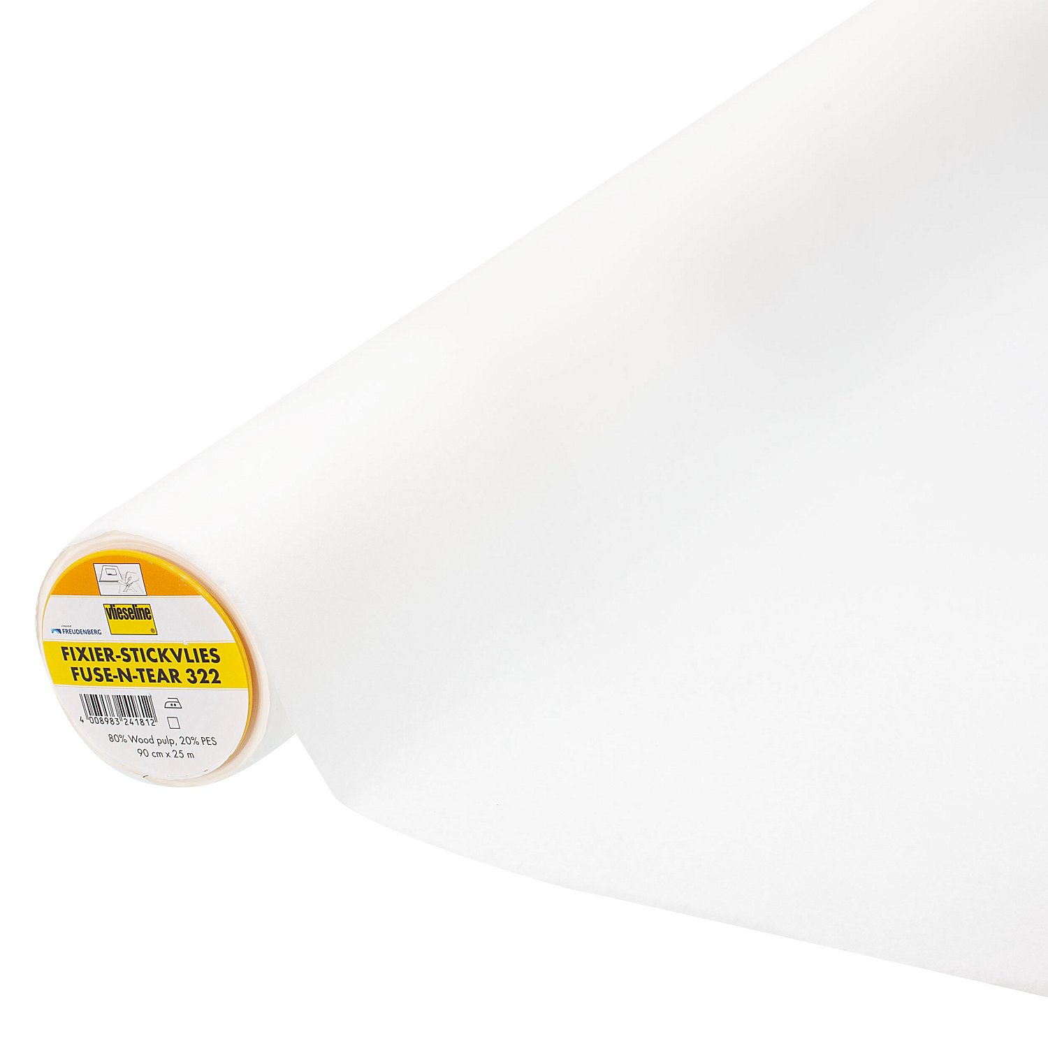 Vlieseline ® Fixier-Stickvlies 322, weiß, 48 g/m²