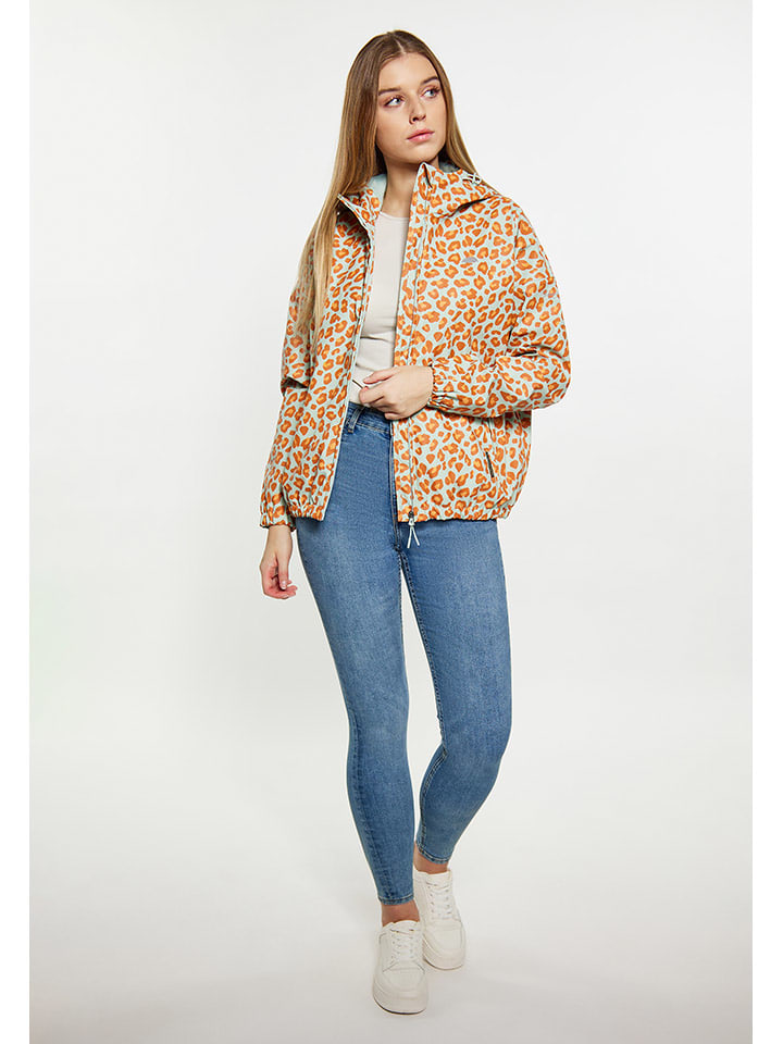 Schmuddelwedda Regenjacke in Türkis/ Orange günstig kaufen