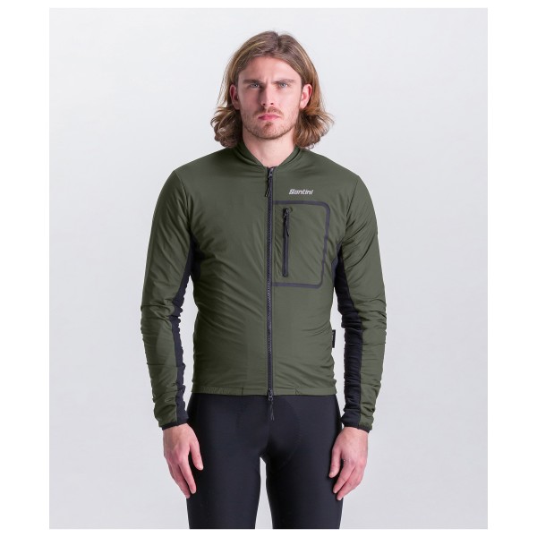 Santini - Alpha Trai Lined Windproof Gravel Cycling Jacket - Fahrradjacke