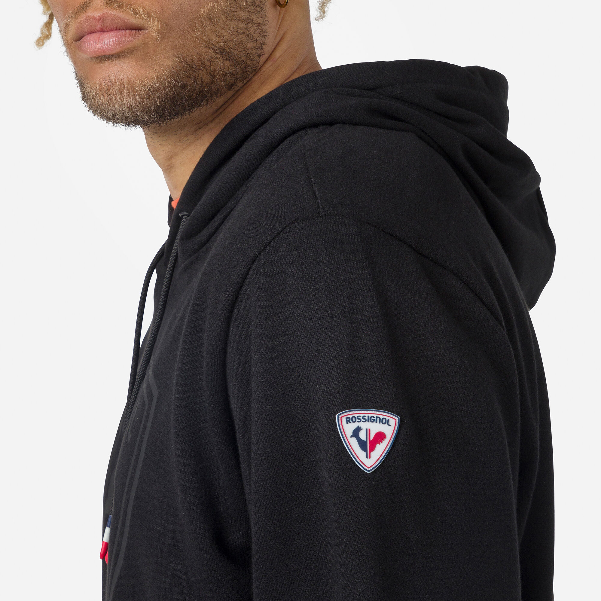 Sweat à capuche molletonné Logo Homme