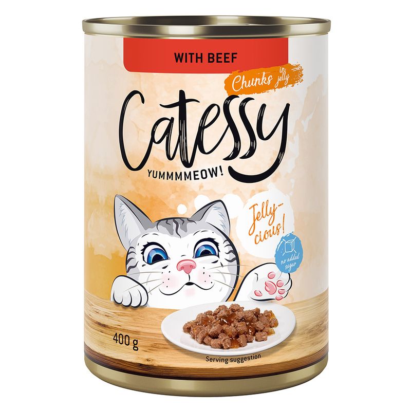Sparpaket Catessy Häppchen in Sauce oder Gelee 24 x 400 g | bitiba