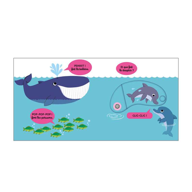 Livre Kididoc Bloup ! Mon imagier sonore des animaux de la mer - Nathan Jeunesse