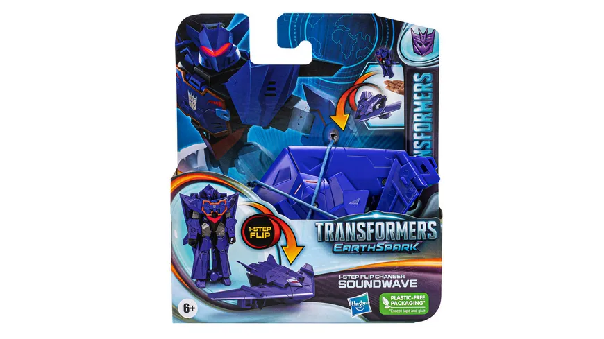 Hasbro - Transformers EarthSpark 1-Step Flip Changer, 1 Stück, sortiert
