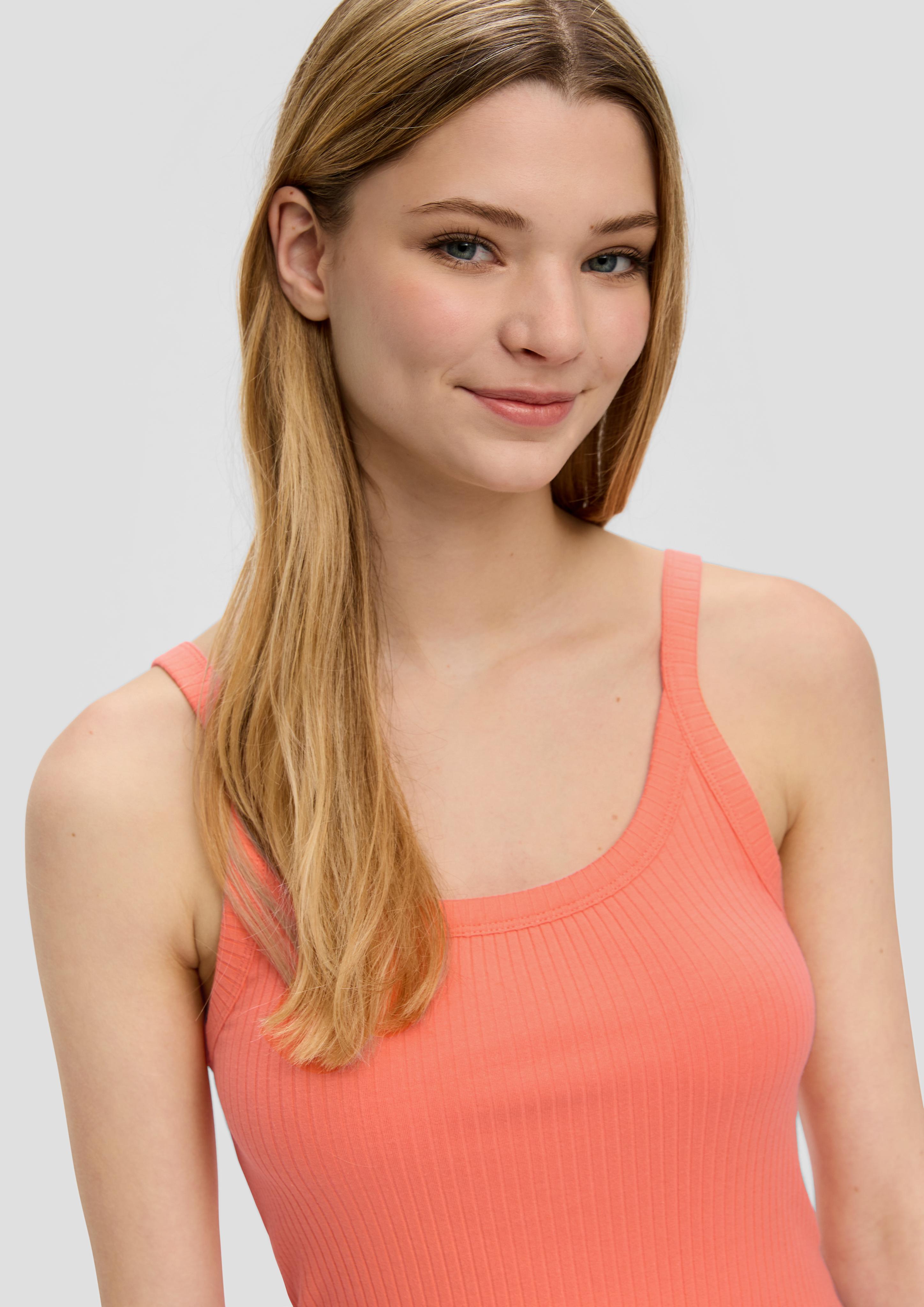 Tank Top mit Rippstruktur  2152024-2347