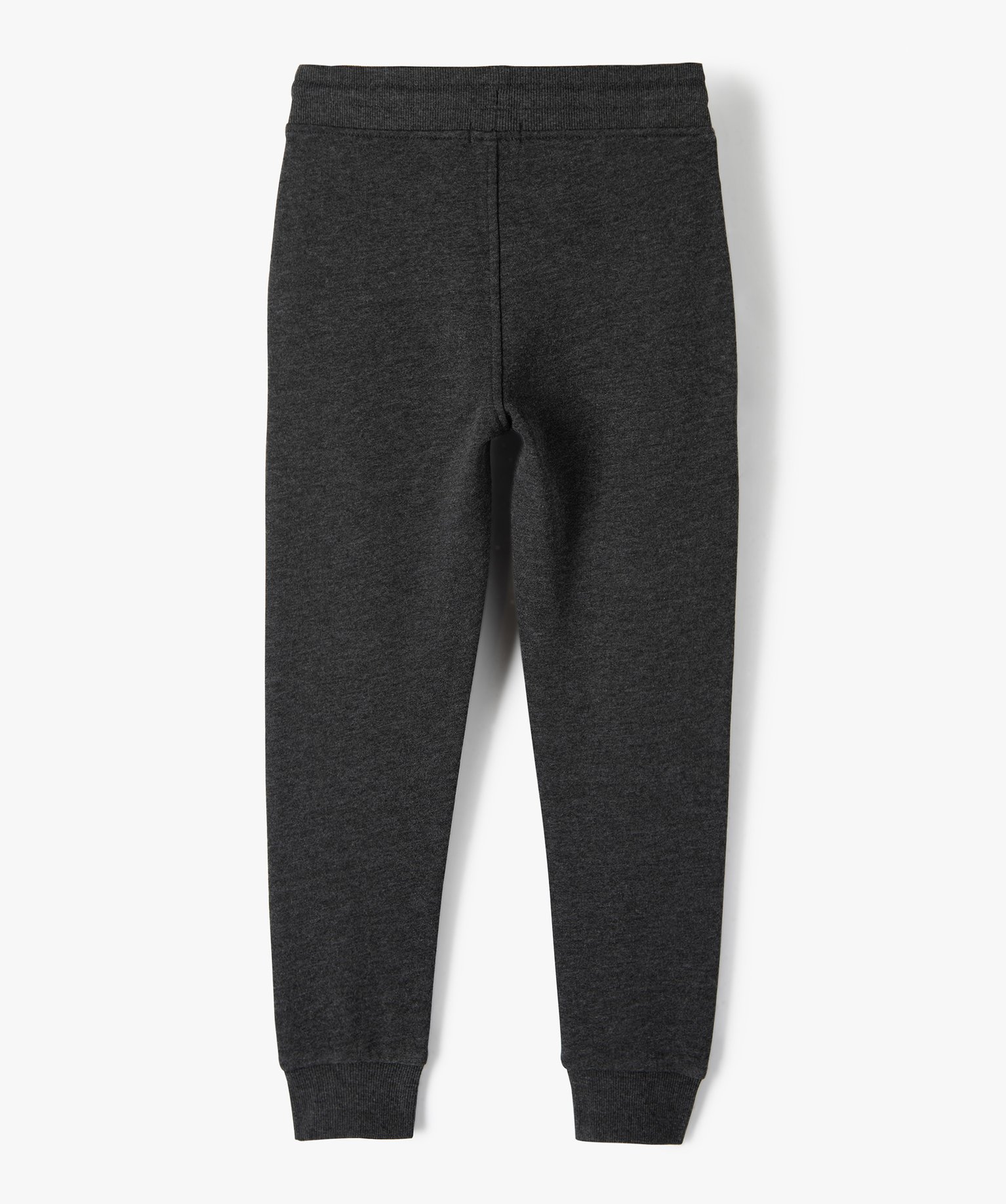 Pantalon de jogging avec intérieur molletonné Garçon gris fonce | GEMO