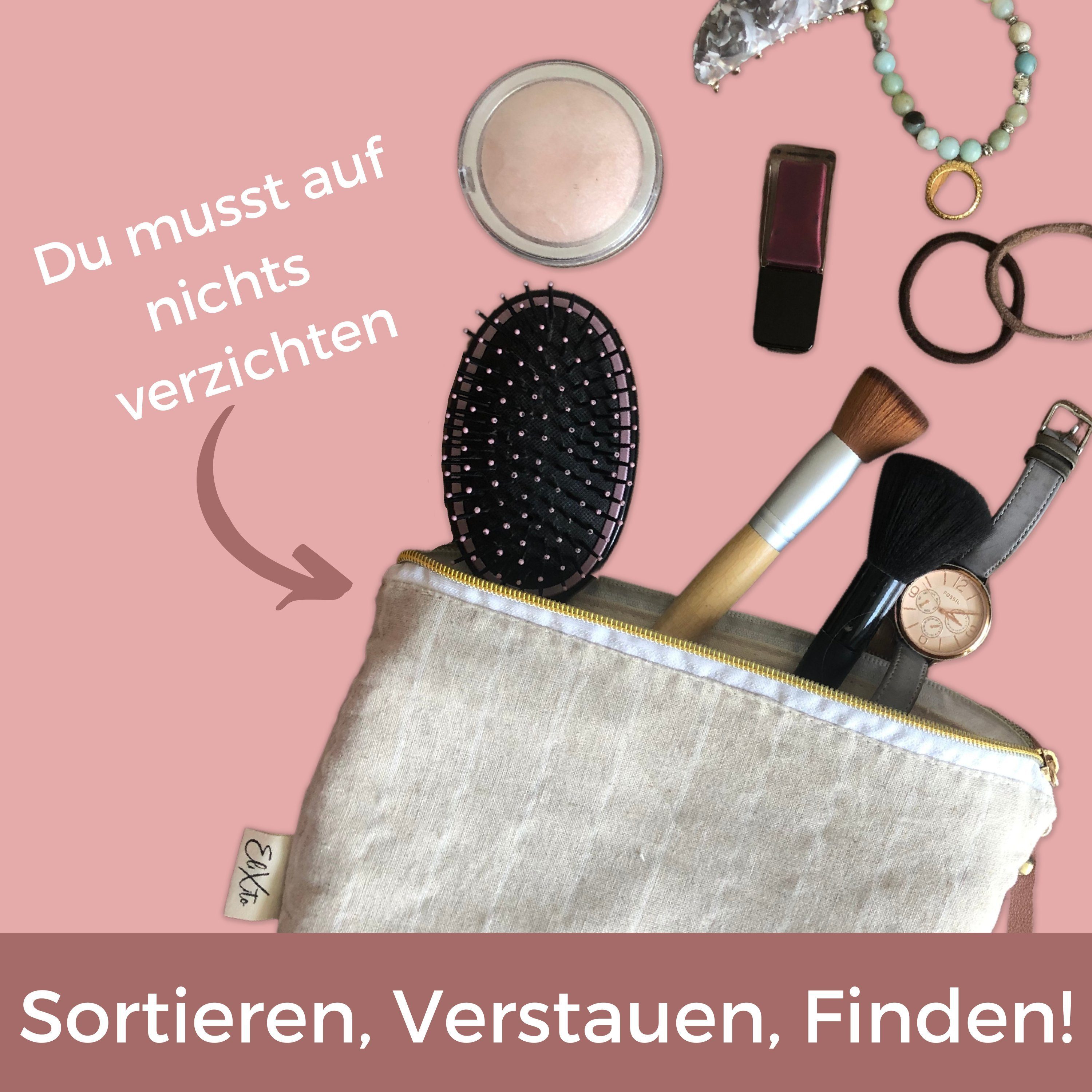 EliXito Kosmetiktasche Damen Klein I Schminktasche I KulturbeuteI Geschenk Weihnachten