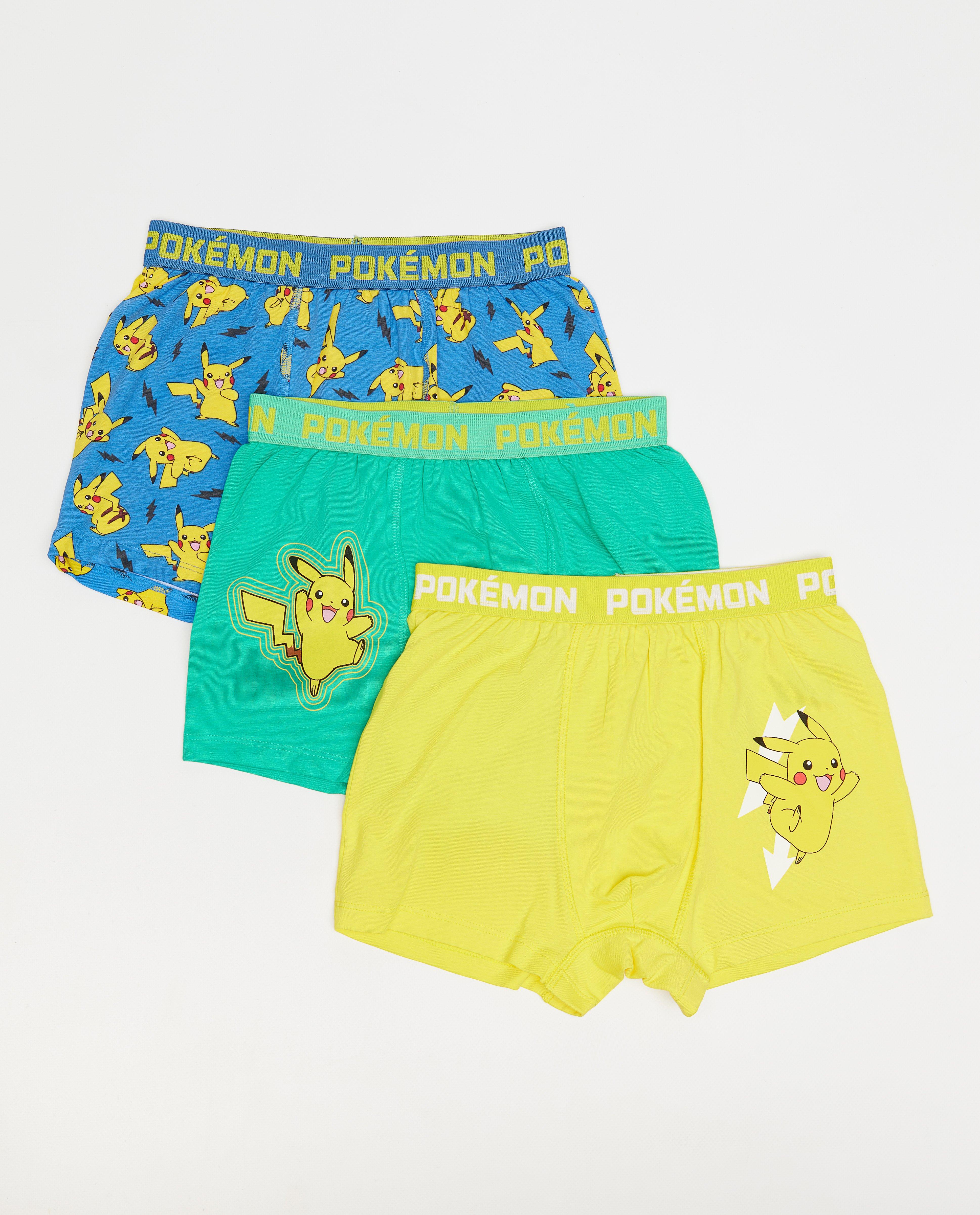 Pokémon 3 darabos khaki alsónadrág szett