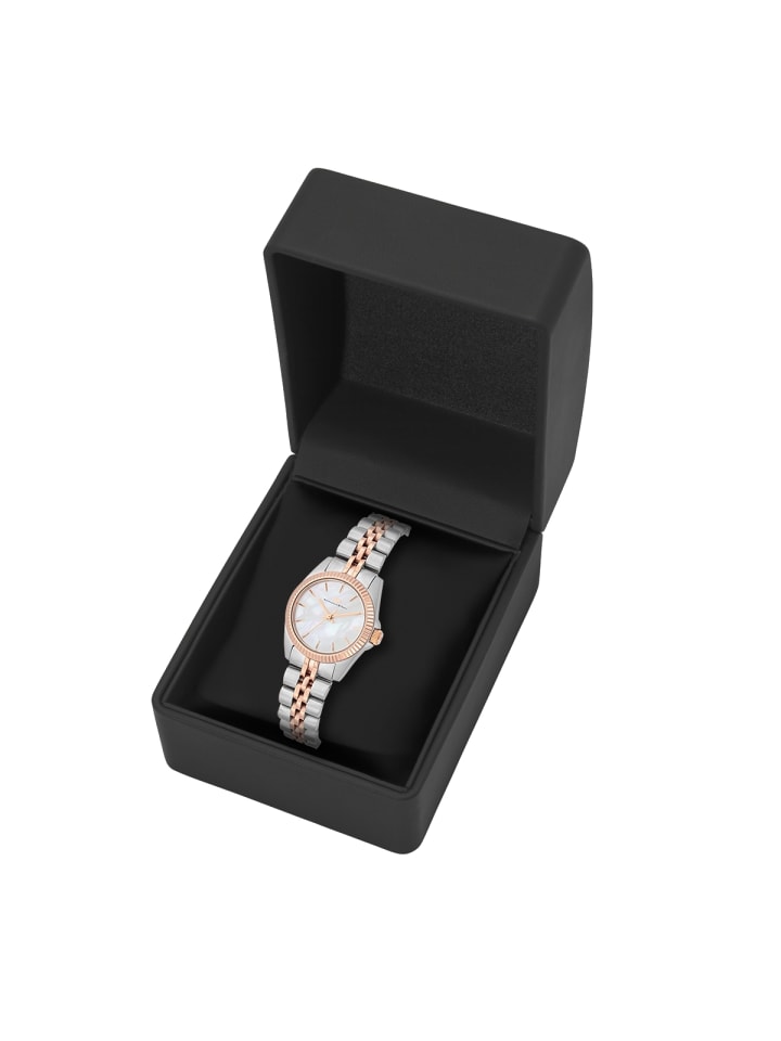 Rhodenwald & Söhne Damen Quarzuhr silber/roségold Edelstahl silber/roségold in silber/roségold günstig kaufen 21 cm