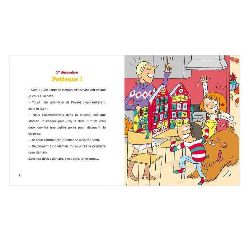 Livre 24 histoires pour attendre Noël, Sami et Julie - Hachette Education
