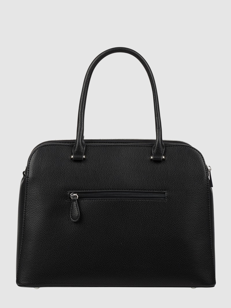 Handtasche in Leder-Optik Modell 'Franka' in schwarz