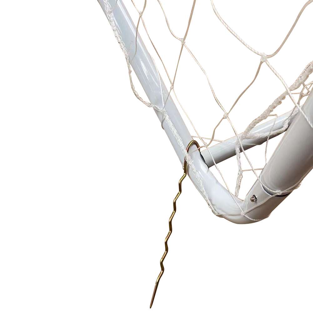 MUWO großes Fußballtor aus Stahl 3 x 2 m schwarz/weiß