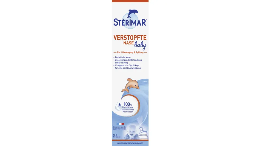 Stérimar 2 in 1 Nasenspray & Spülung für Babys 50 ml