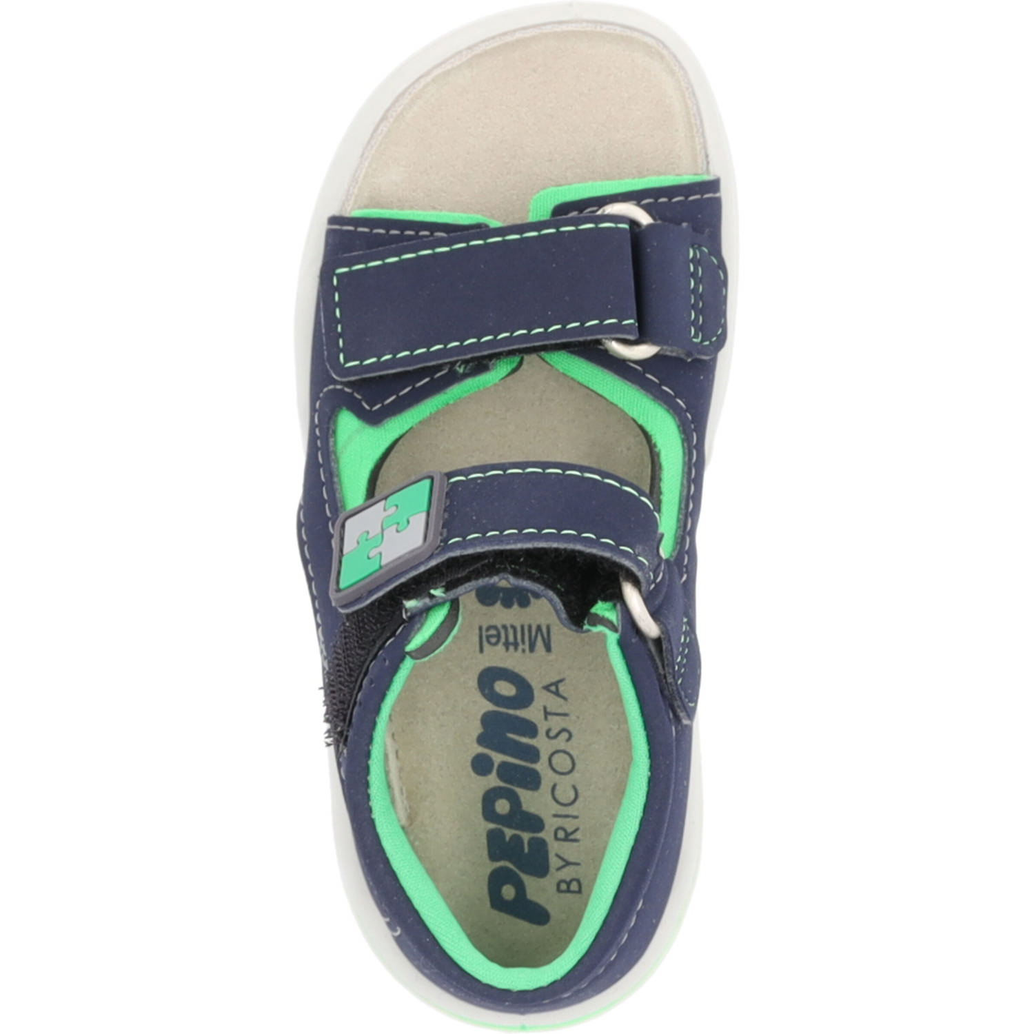 Ricosta Manto 3200102, Sandalen (Kinder), Kinder, nautic/neongrün