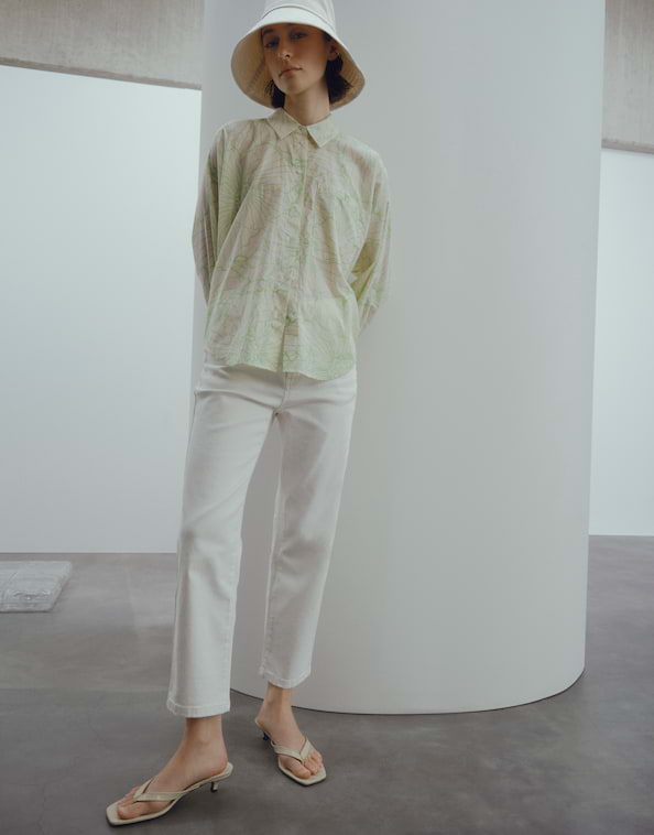 Cropped Relaxed Jeans Corah