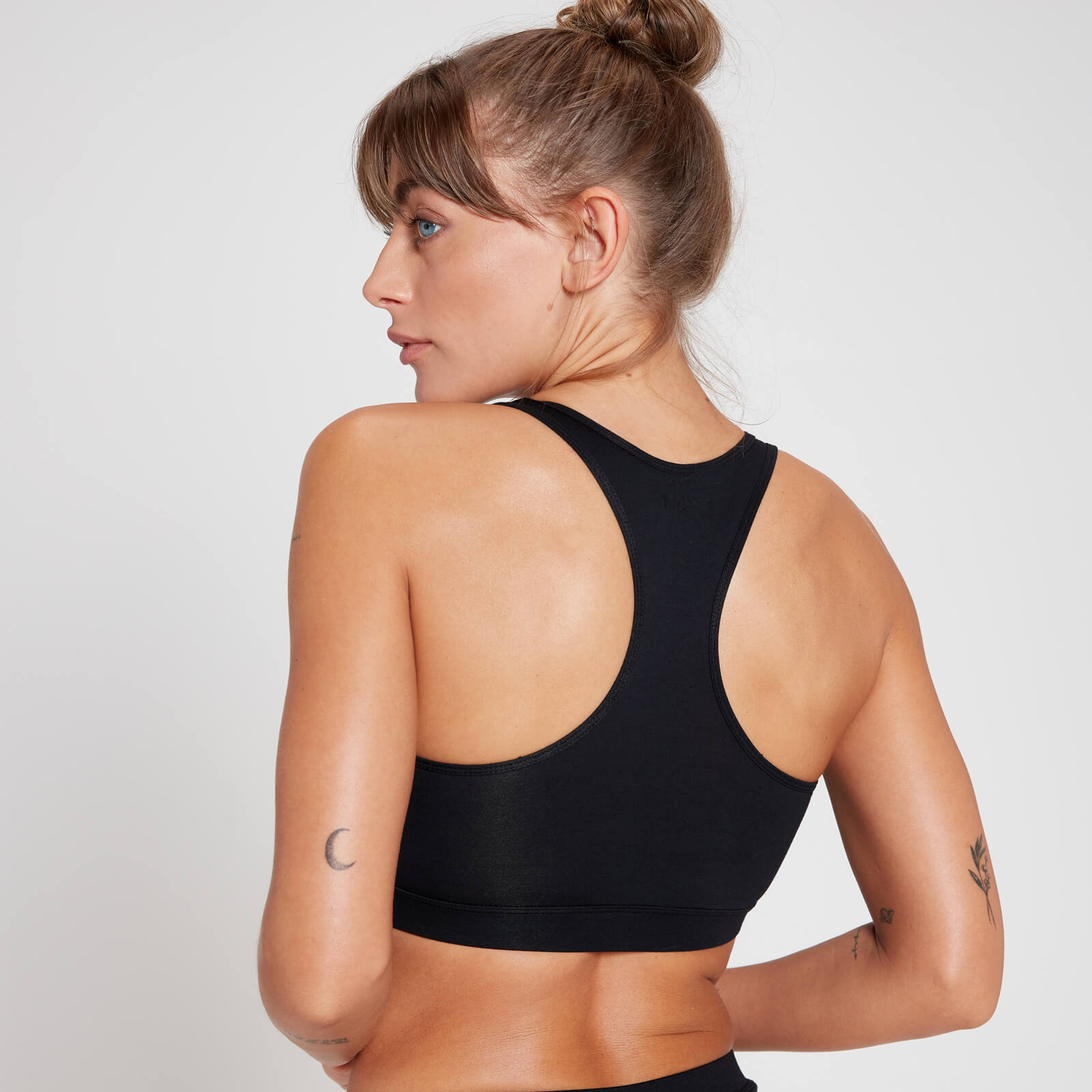 MP Women's Cotton Bralette - Black