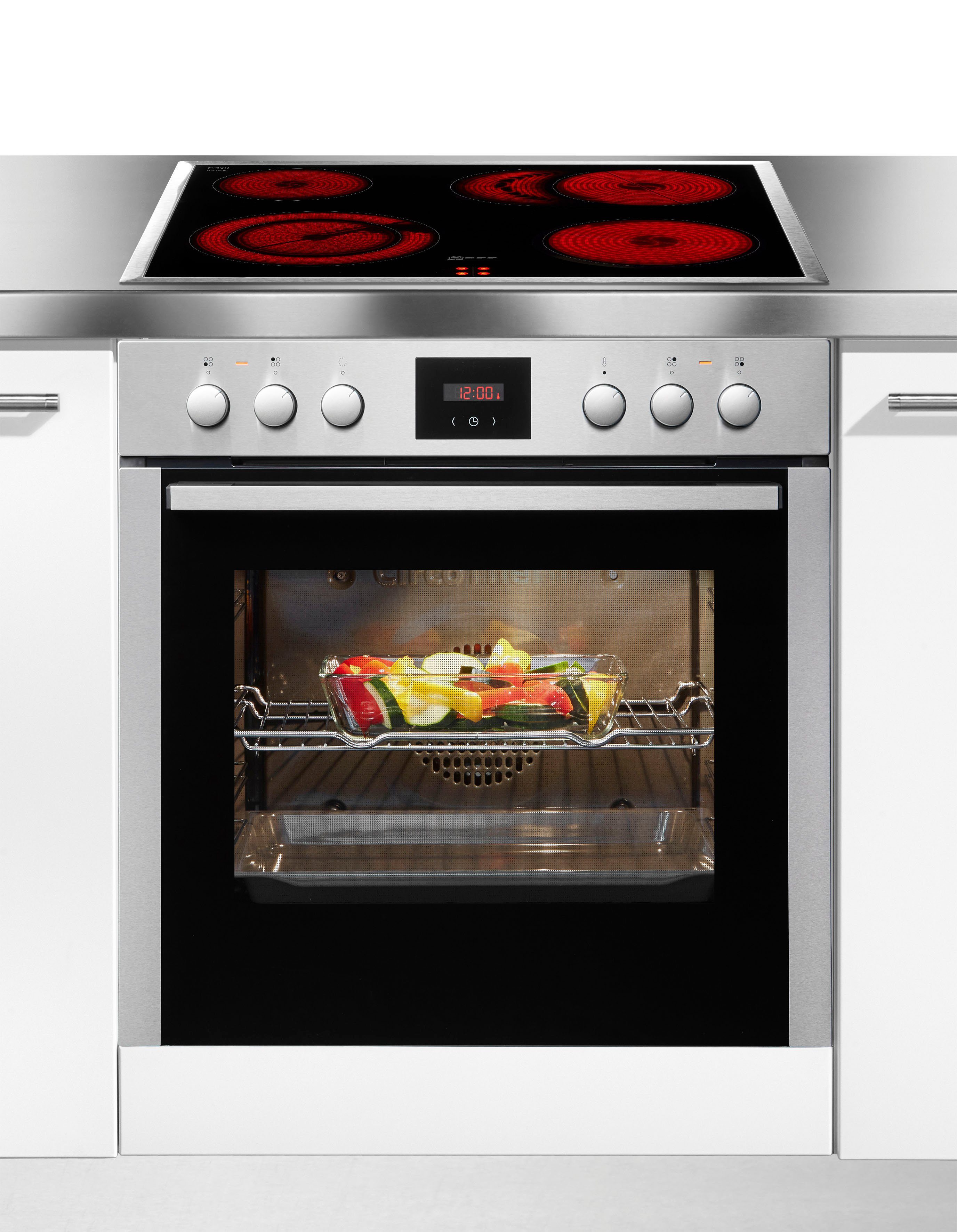 NEFF Elektro-Herd-Set XED342, mit Teleskopauszug nachrüstbar, CircoTherm® Heißluftsystem