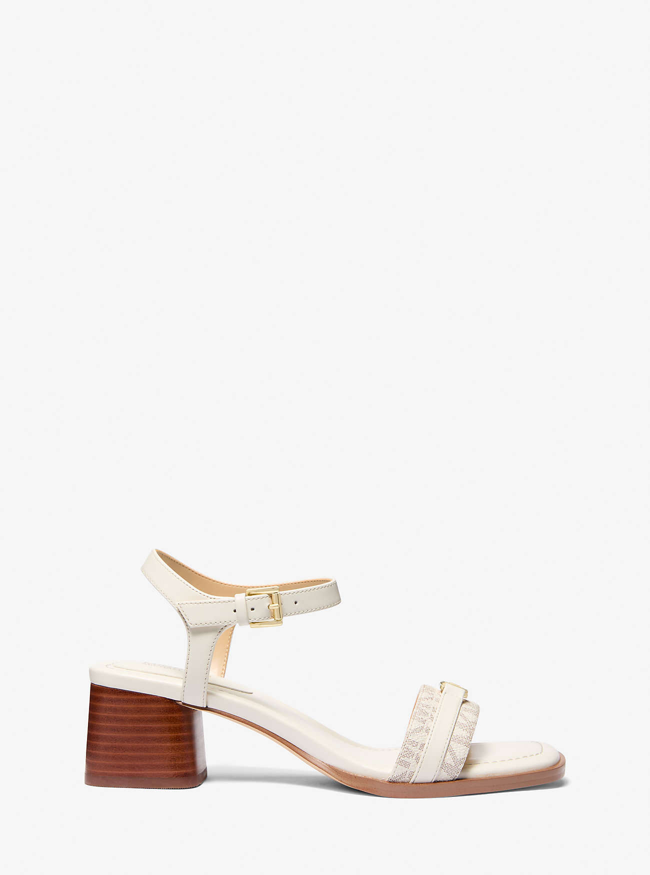 Mandy Signature Logo og Skinnsandaler - VAN/CREAM
