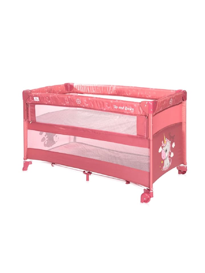 Lorelli Baby Reisebett Up´n Down, in rosa günstig kaufen 60x120 cm