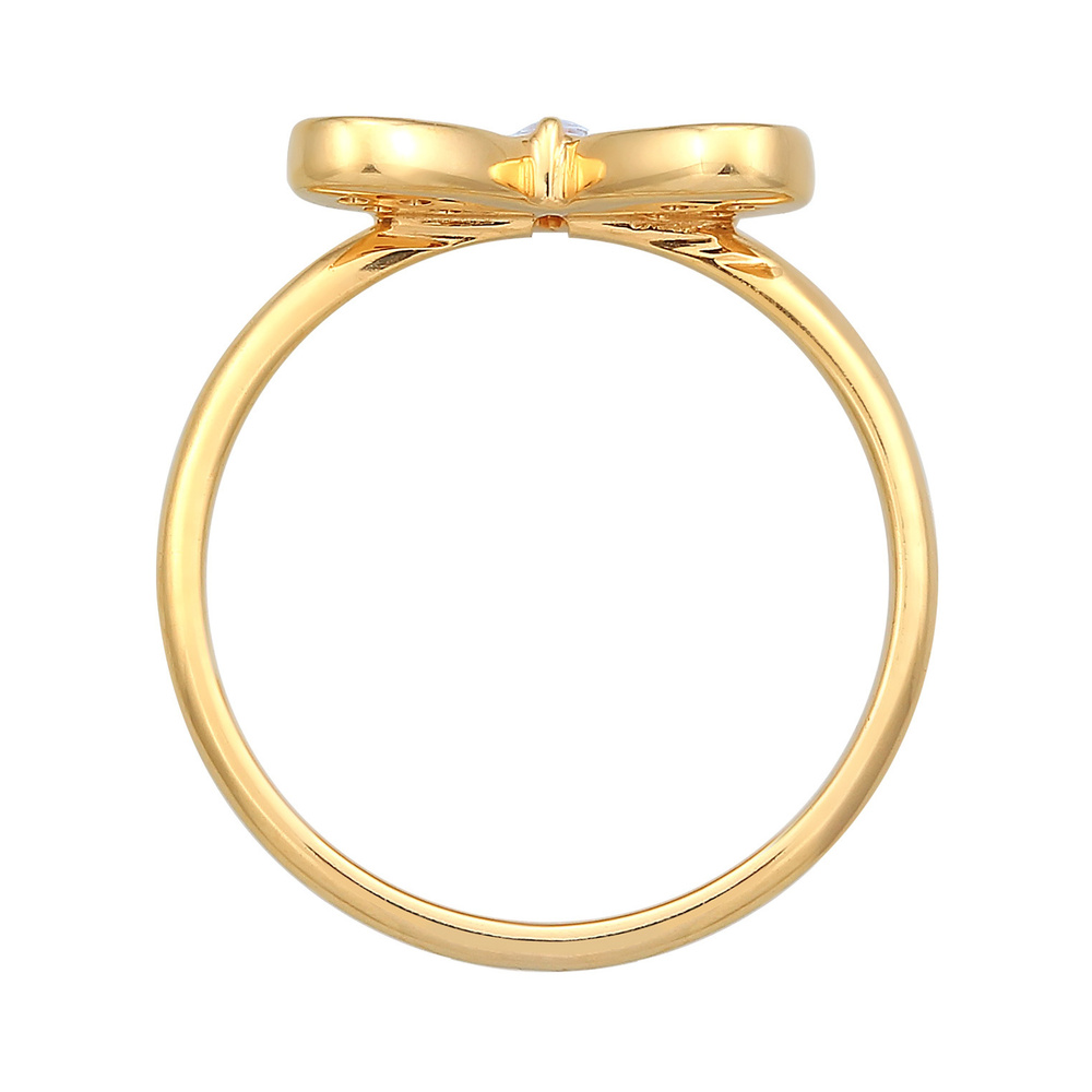 Elli Elli Bague Femmes symbole papillon étincelant avec zirconium en argent sterling 9 Bague