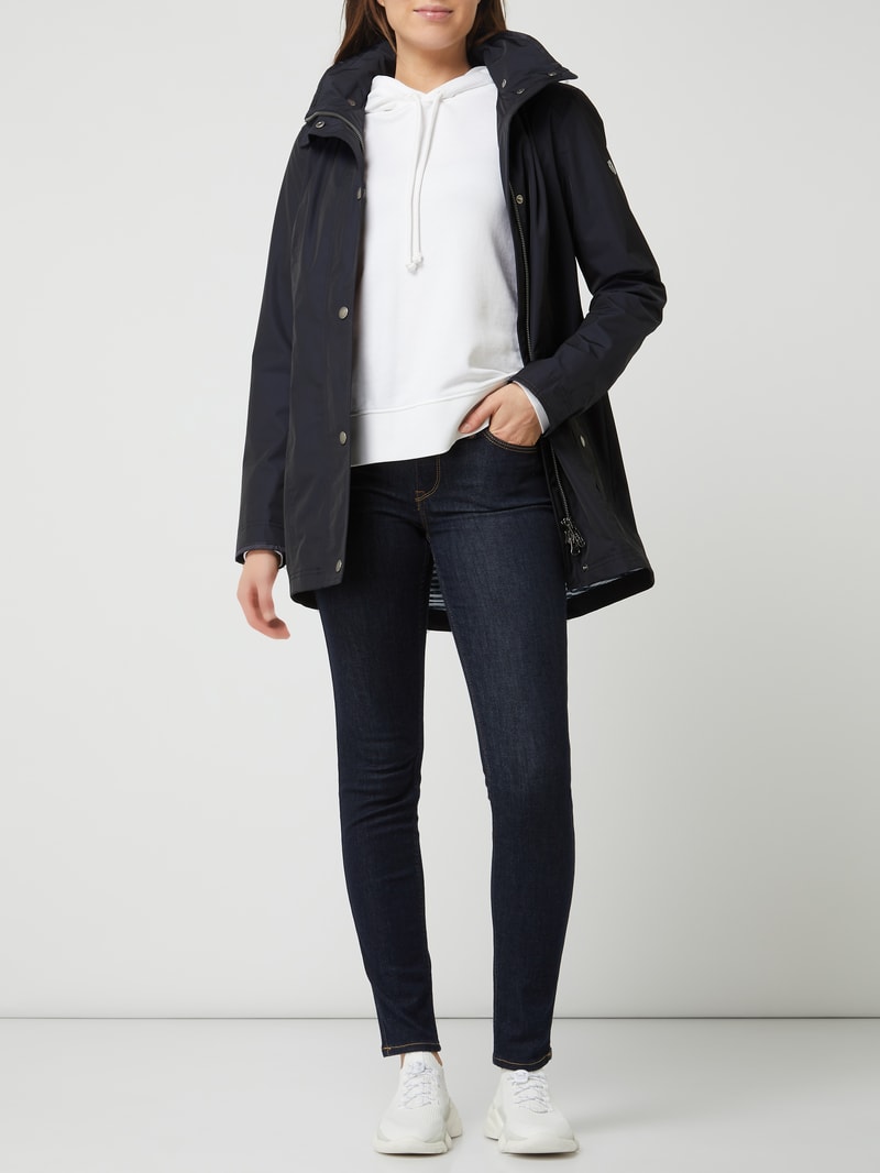 Romance 812 Funktionsjacke mit abnehmbarer Kapuze in dunkelblau