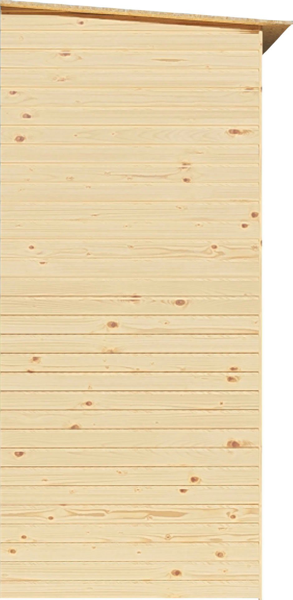 KONIFERA Kaminholzregal Fire 2, BxTxH:166x75x170 cm, Fichte