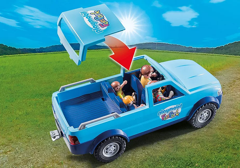 PLAYMOBIL-FunPark Pick-Up mit Wohnwagen