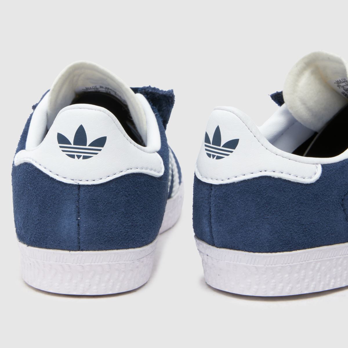 adidas sötétkék és fehér Gazelle kisgyermek cipők