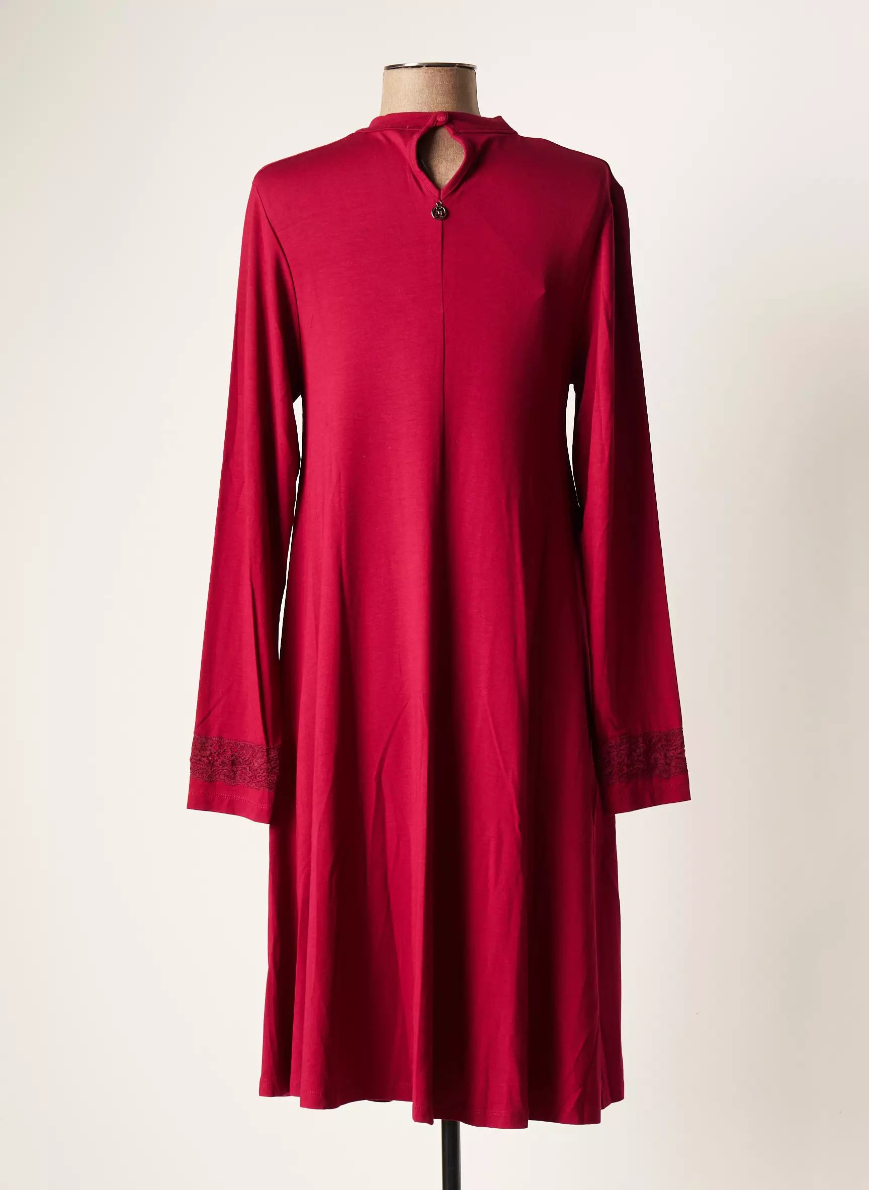 Maloka Robes Mi Longues Femme couleur rouge