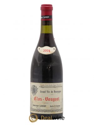 Clos de Vougeot Grand Cru Vieilles vignes Sui Generis Dominique Laurent  2004 - Lot de 1 Bouteille