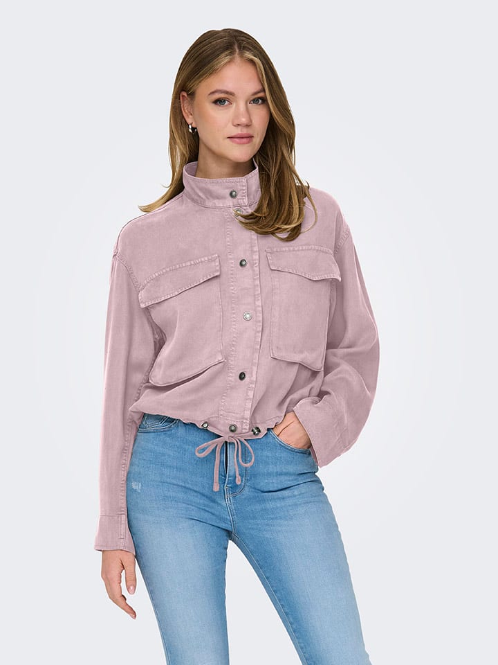 ONLY Übergangsjacke in Rosa günstig kaufen