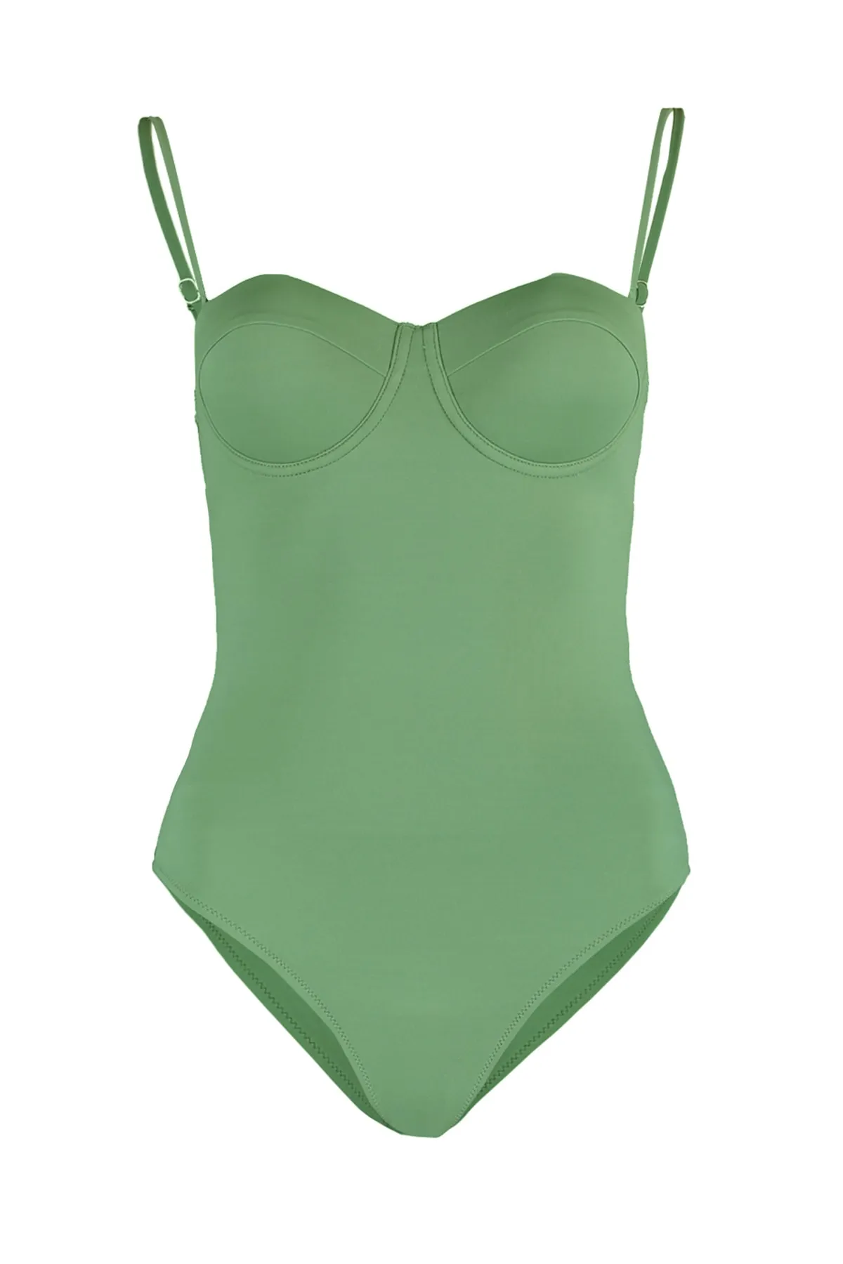 Trendyol Collection  Grüner Balconette-Badeanzug TBESS22MA0042