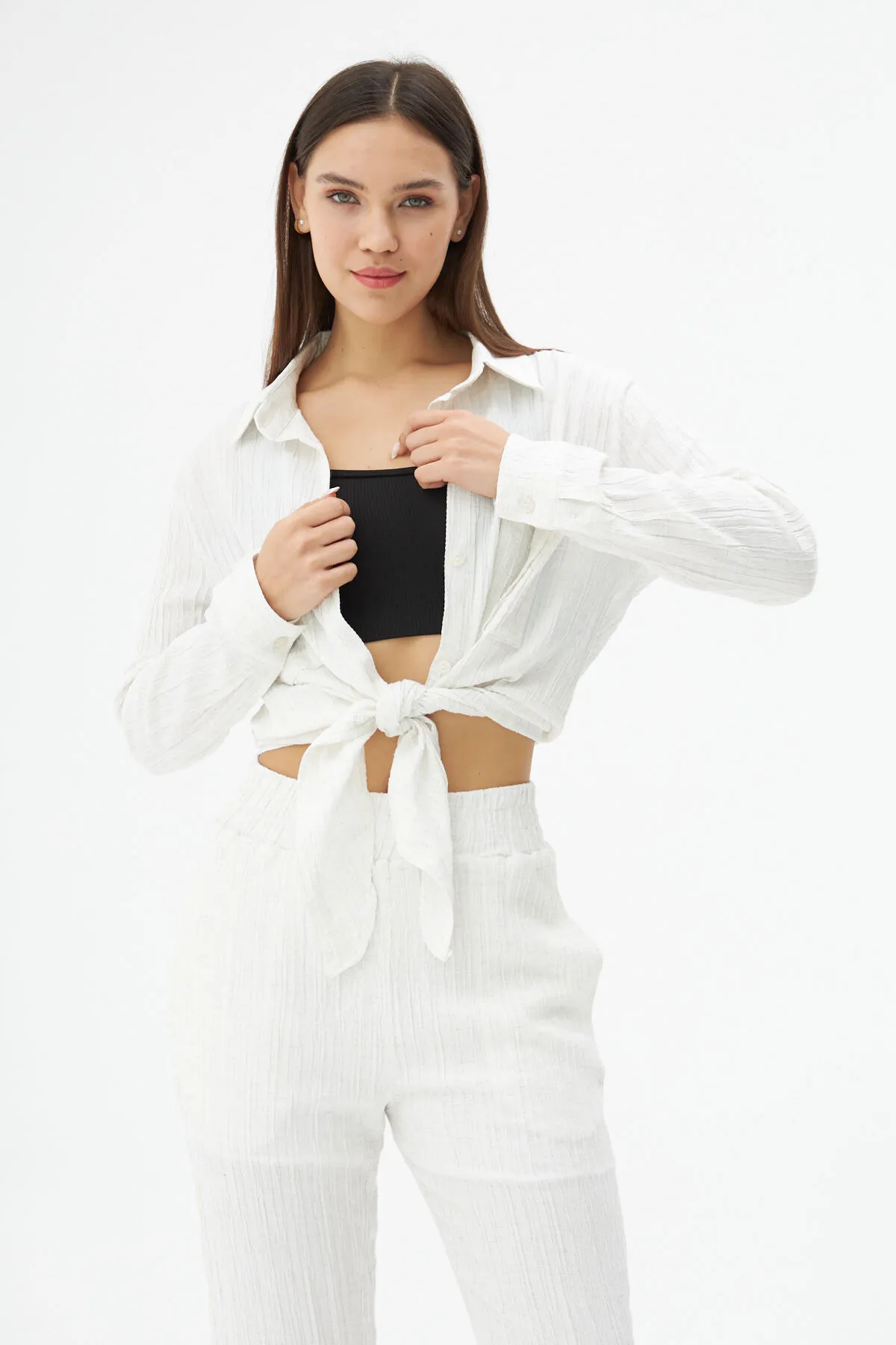 Laluvia  Zweiteiler - Beige - Regular Fit
