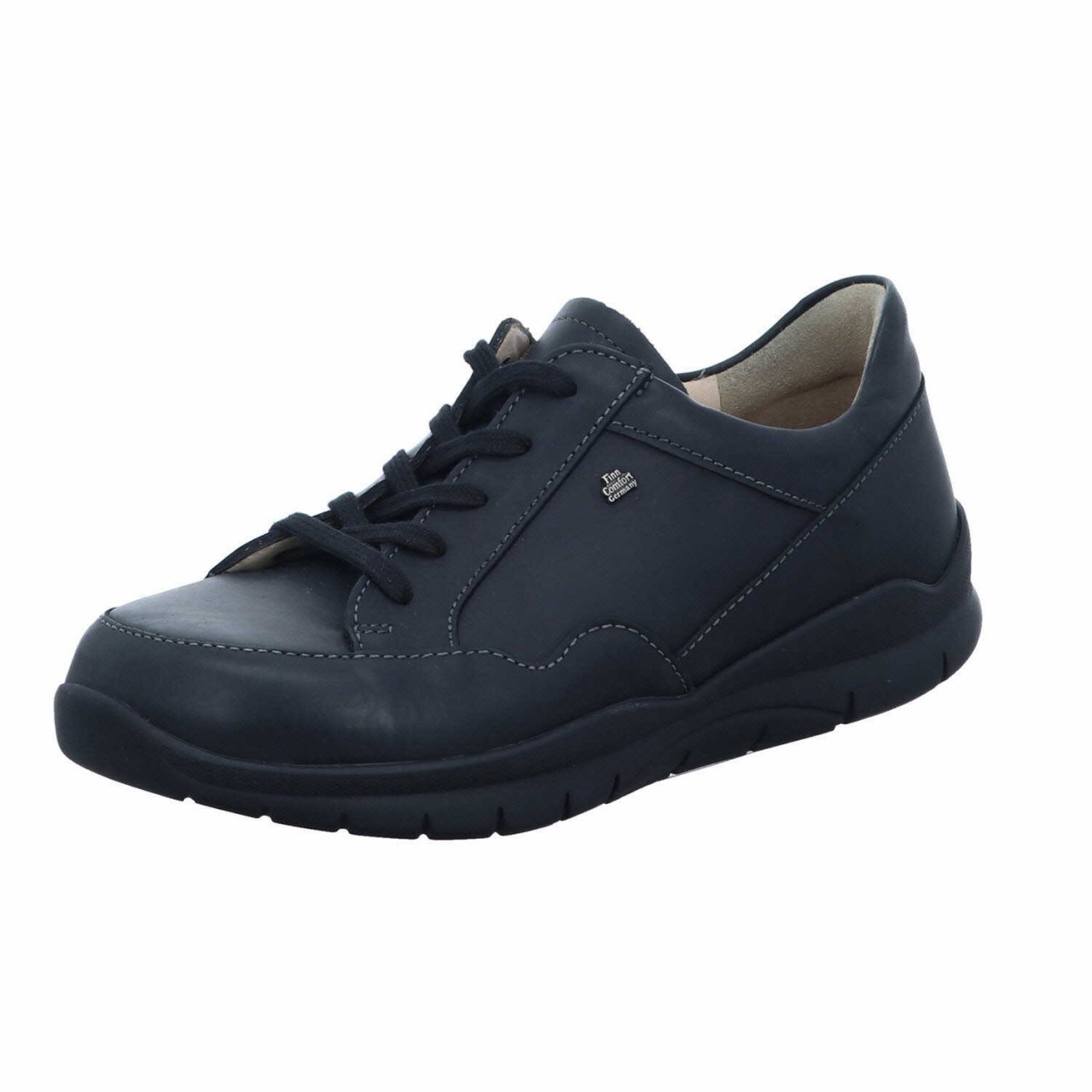 FINN COMFORT Komfort Schnürer schwarz MILFORD Finamic